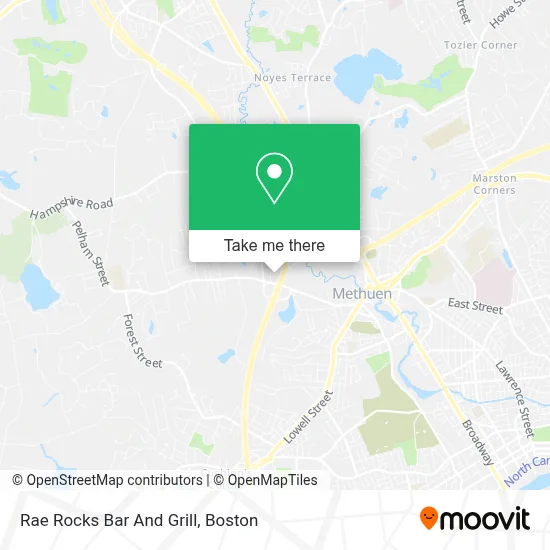 Rae Rocks Bar And Grill map