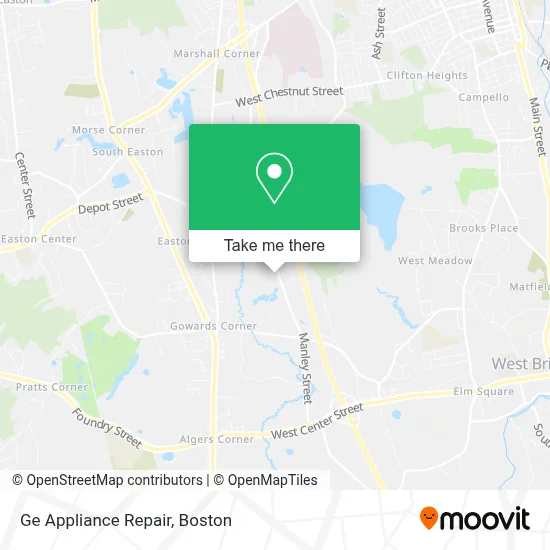 Ge Appliance Repair map