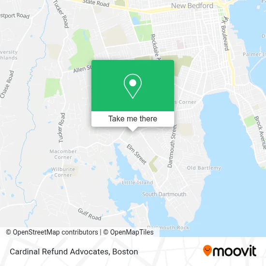 Cardinal Refund Advocates map
