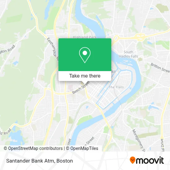 Santander Bank Atm map