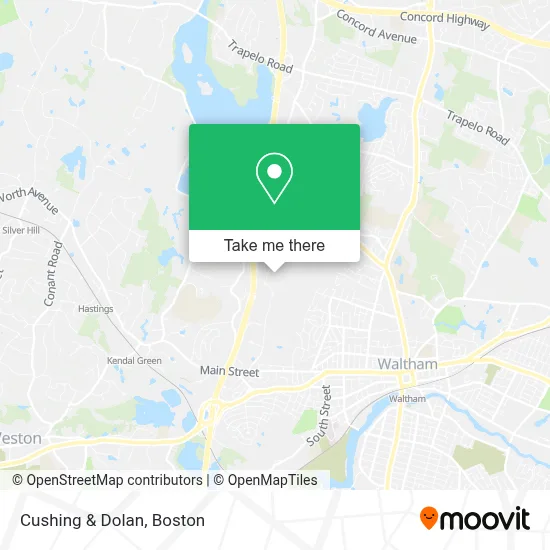 Cushing & Dolan map