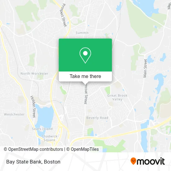 Bay State Bank map