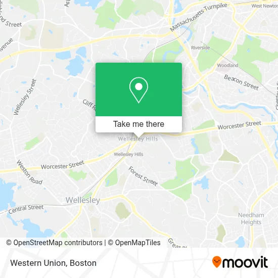 Western Union map