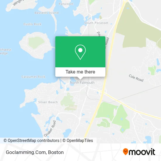 Goclamming.Com map