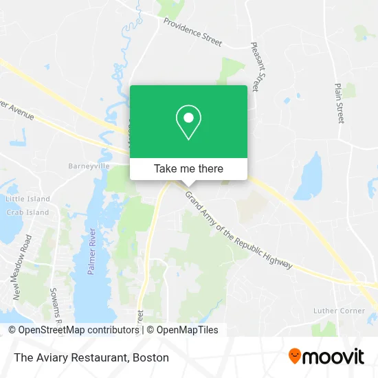 The Aviary Restaurant map