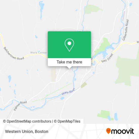 Western Union map