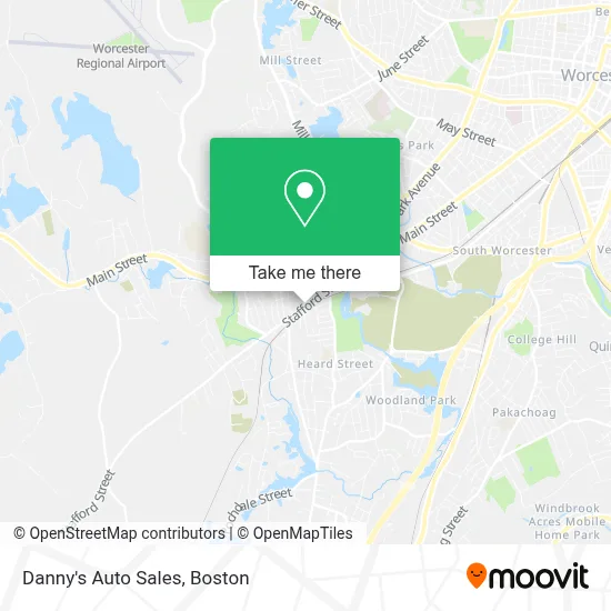 Danny's Auto Sales map