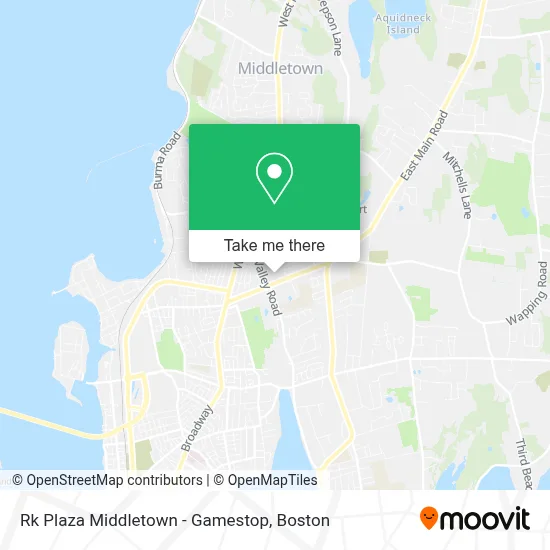 Rk Plaza Middletown - Gamestop map