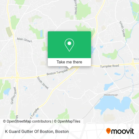 K Guard Gutter Of Boston map