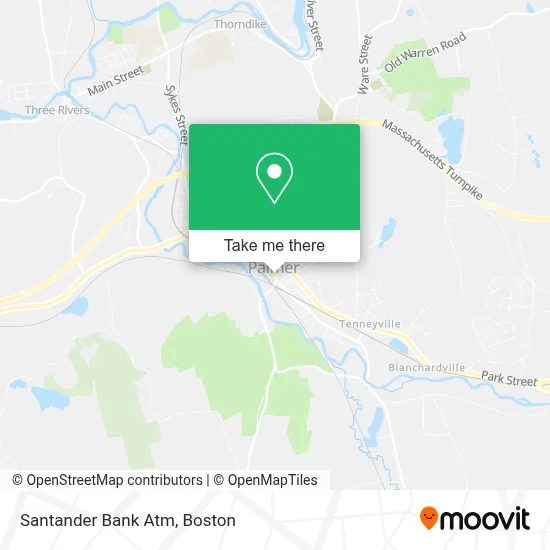 Santander Bank Atm map