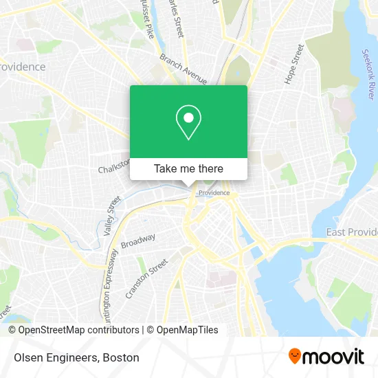 Olsen Engineers map