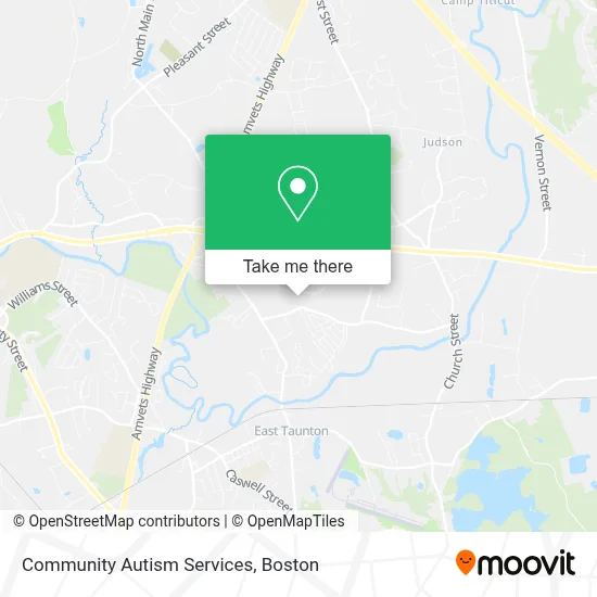 Community Autism Services map