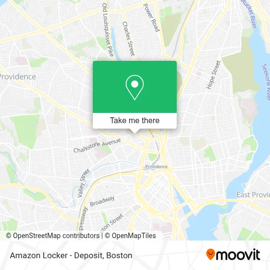 Amazon Locker - Deposit map