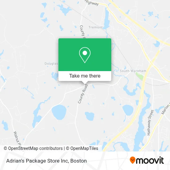 Adrian's Package Store Inc map