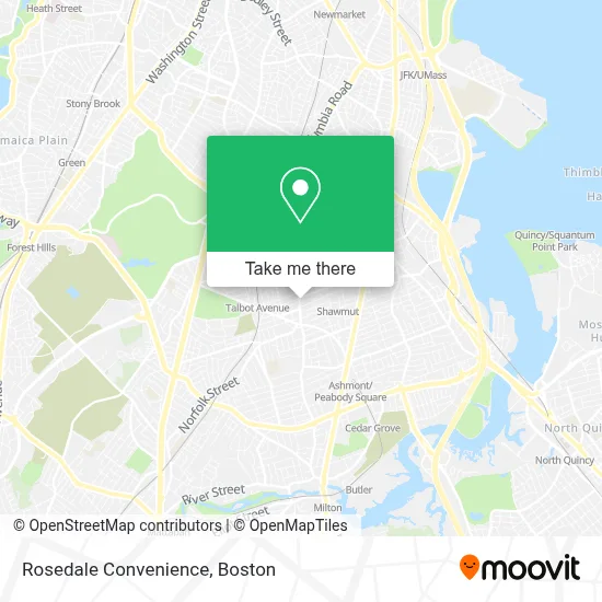 Rosedale Convenience map