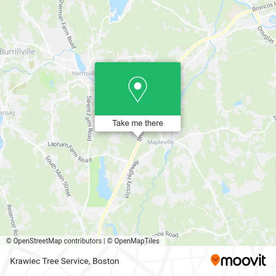 Krawiec Tree Service map