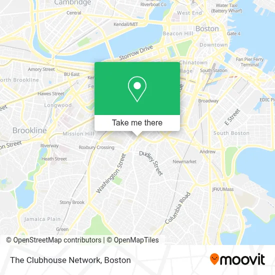 The Clubhouse Network map