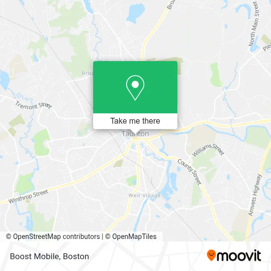 Boost Mobile map