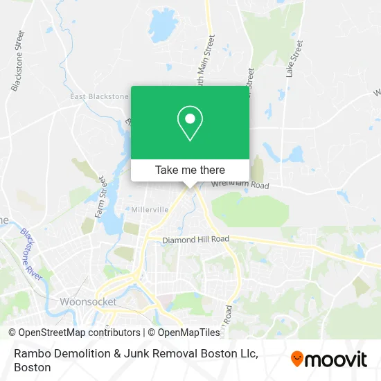 Rambo Demolition & Junk Removal Boston Llc map
