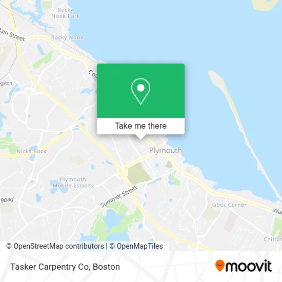 Tasker Carpentry Co map