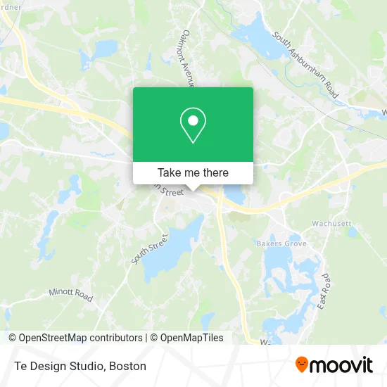 Te Design Studio map