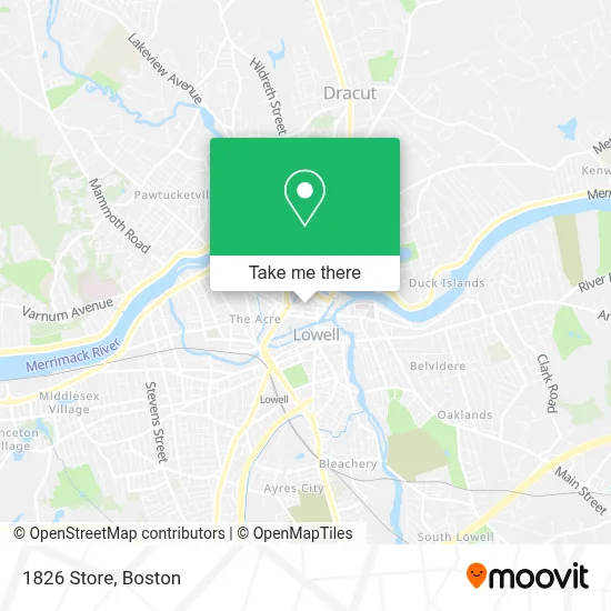 1826 Store map