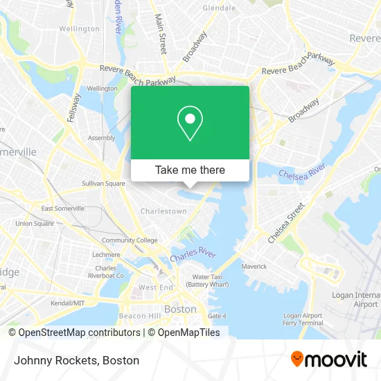 Johnny Rockets map