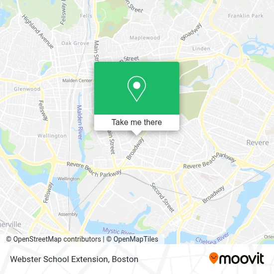 Webster School Extension map