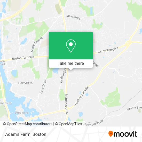 Adam's Farm map