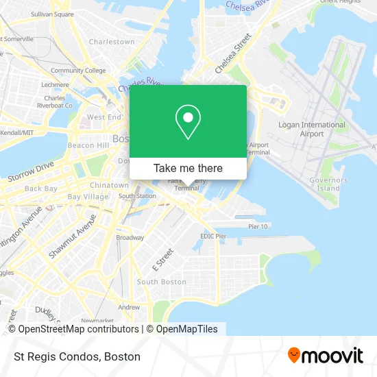St Regis Condos map
