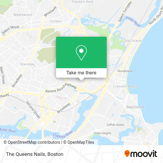 The Queens Nails map