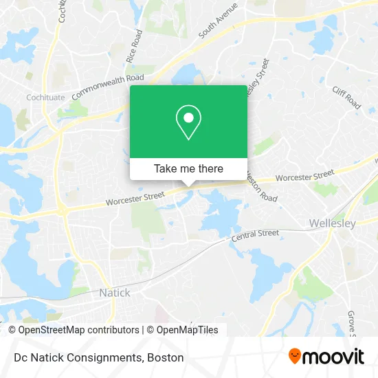 Dc Natick Consignments map