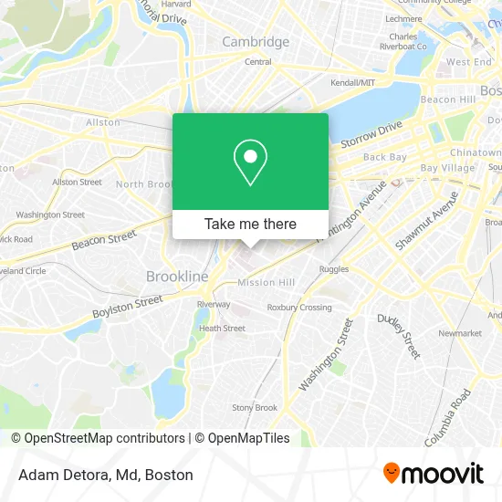 Adam Detora, Md map