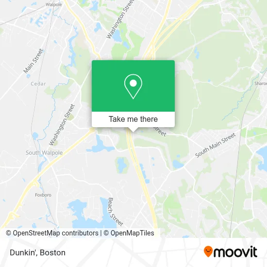 Dunkin' map