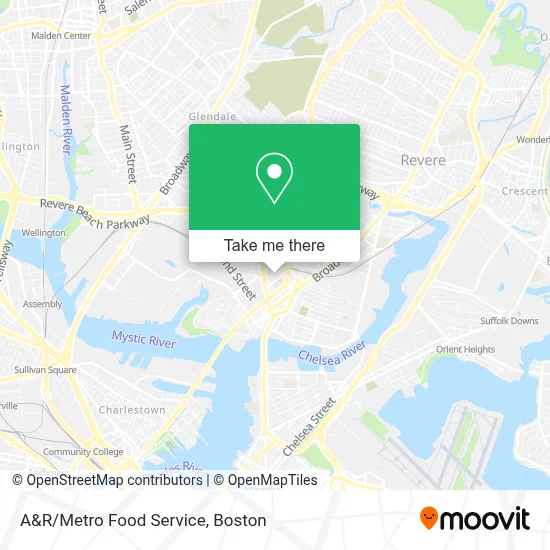A&R/Metro Food Service map