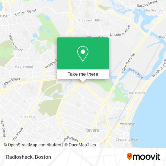 Radioshack map