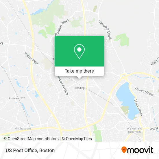 Us Post Office map