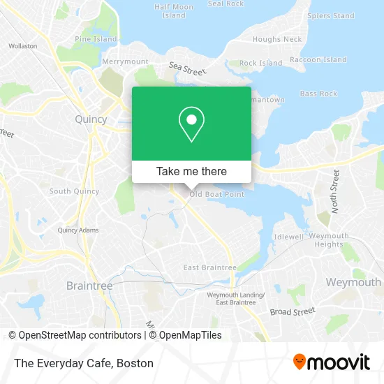 The Everyday Cafe map