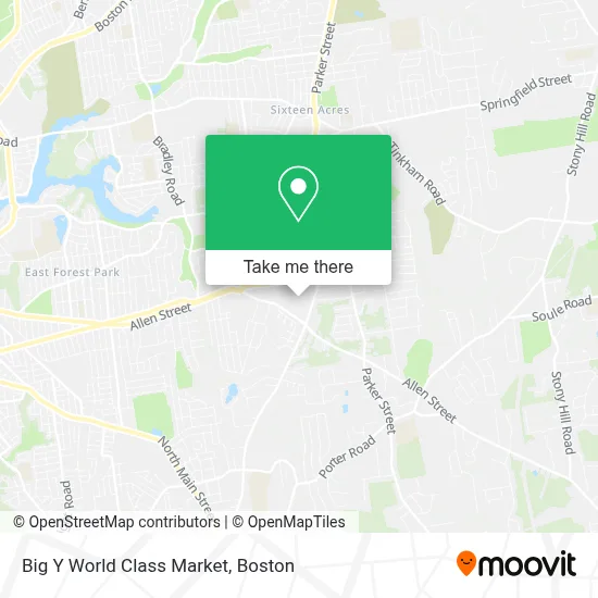 Big Y World Class Market map