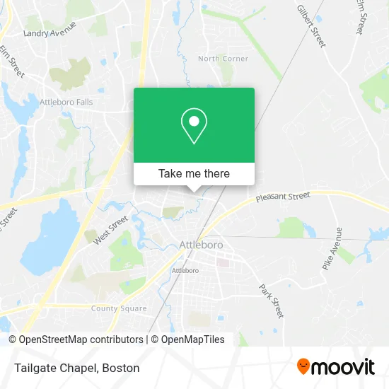 Tailgate Chapel map