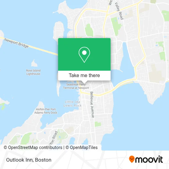 Outlook Inn map