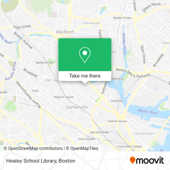 Healey School Library map