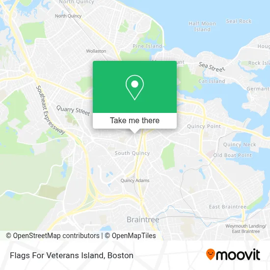 Flags For Veterans Island map