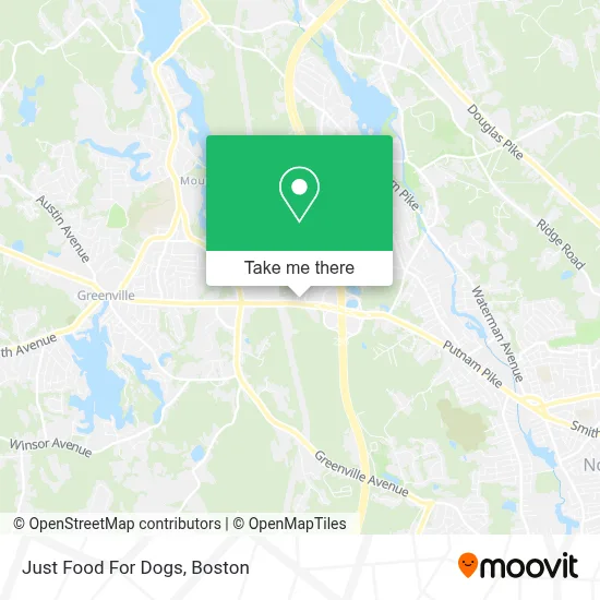 Just Food For Dogs map