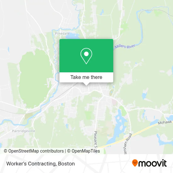 Worker's Contracting map