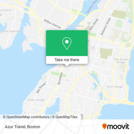 Azur Travel map