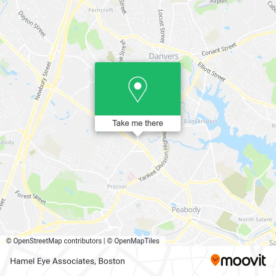 Hamel Eye Associates map