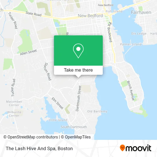 The Lash Hive And Spa map