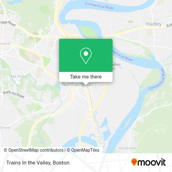 Trains In the Valley map