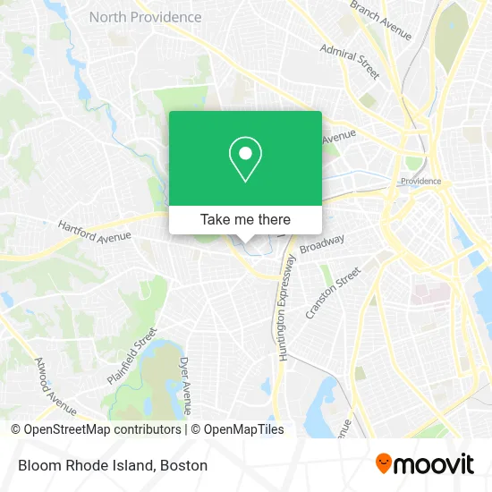 Bloom Rhode Island map